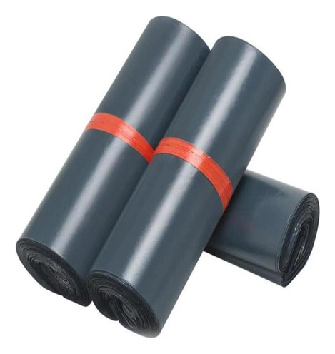 Saco Plastico Correios Sedex 15x20 100 Uni Cinza Lacre Cinza-escuro