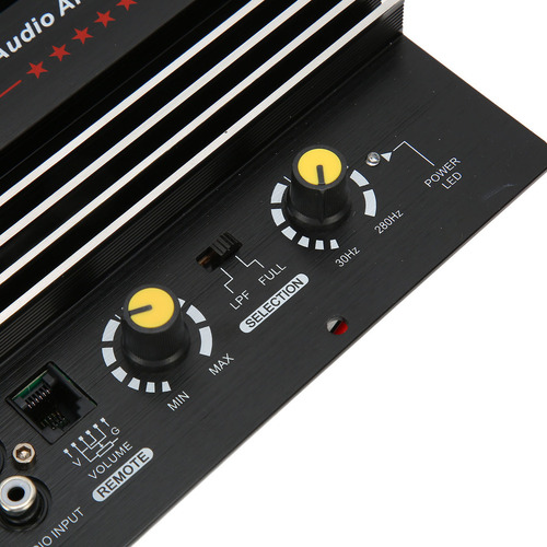 Amplificador Automotriz De Audio Estéreo Para Automóvil De 1