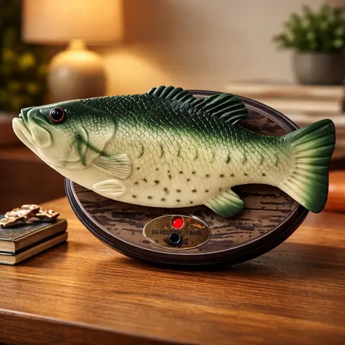 Peixe Cantor Big Mouth Billy Bass Com Sensor (15 Edition
