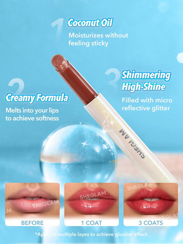 Sheglam Preenchedor Labial Pout-perfect Shine-in Bloom