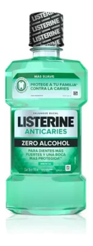 Listerine Anticaries Enjuague Bucal Sin Alcohol 250ml