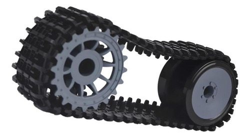 Chassis De Rastejante De Tanque De Robô Roda De Esteira