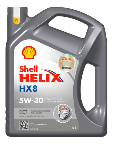 Aceite De Motor Shell Helix Hx8 Ect 5w30 5 L Sintético