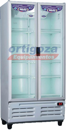 Heladera Exhibidora Vertical Inelro Mt-750 2 Puertas 765lts