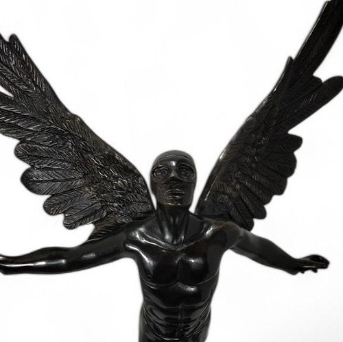 Ángel O Ícaro De Jorge Marín Iniciando Vuelo Bronce (Usado)