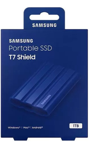 Disco Externo Ssd Samsung T7 Shield 1tb Usb C 3.2 Azul