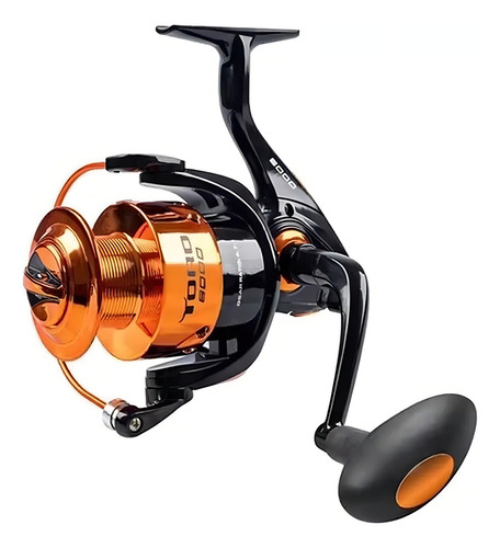 Reel frontal Maruri Toro 8000 6BB derecho/izquierdo color naranja
