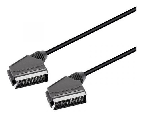 Cabo Scart Macho Para Macho Blindado / Ideal Para Switch