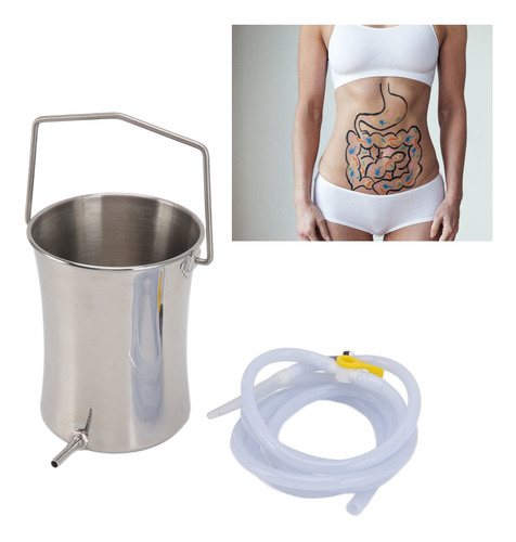 Set De Enema Para Limpieza De Colon, Kit De Café, Acero Inox