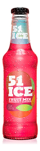 Bebida Alcoólica Fruit Mix 51 Ice Morango Laranja 275ml