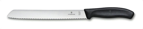 Victorinox Cuchillo Para Pan, Mango Negro , 21 Cm