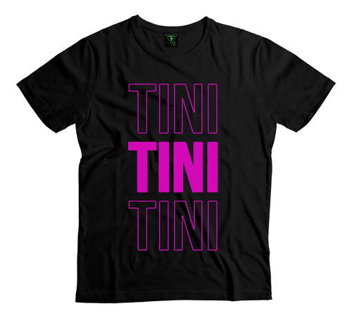 Polera Tini Tini Tini Stoessel Triple T Algodón Xxl Xxxl