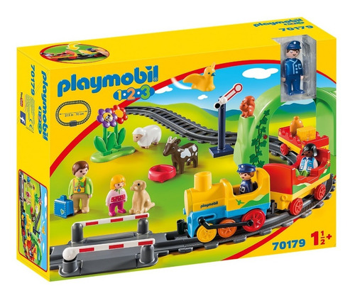 Playmobil 1.2.3 Mi Primer Juego De Tren 70179 En Stock!!