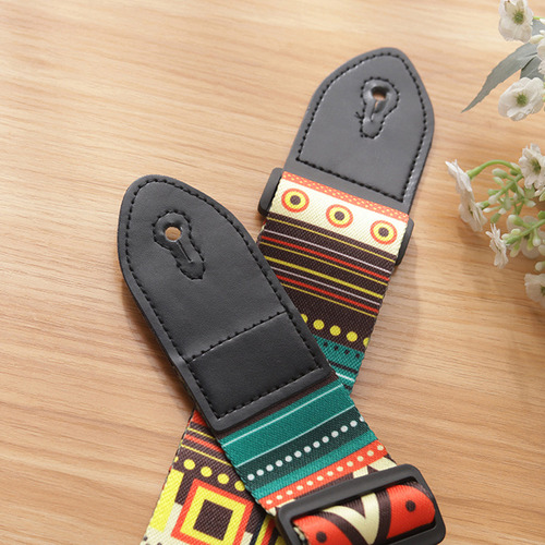Correas De Guitarra De Estilo Étnico: Y Accesorio Para Bajo