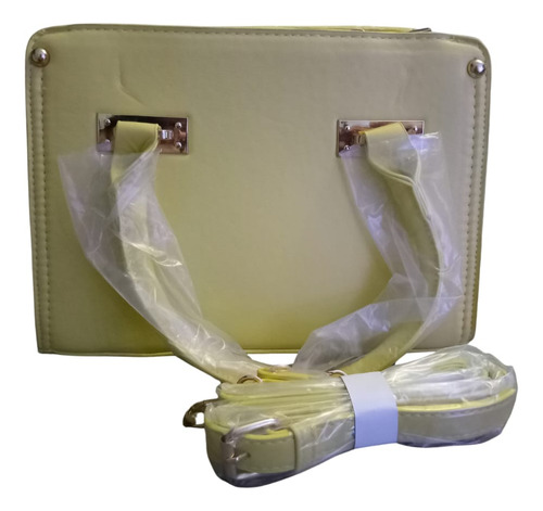 Bolsa Bebe De Mano Con Strap Para Crossbody Amarilla