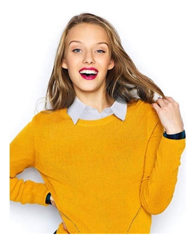 Blusa Con Cuello Falso Y Accesorios De Ropa Con Cuello Falso
