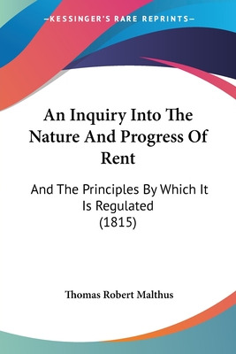Libro An Inquiry Into The Nature And Progress Of Rent: An...