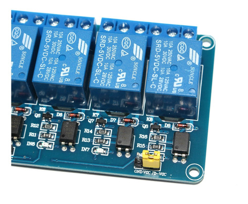 Módulo Relé 8 Canais 5v 220v/110v 10a Isolado Para Arduino