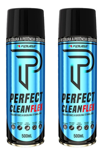 Kit 2 Perfect Clean Motores Flex / Gasolina / Álcool - Koube