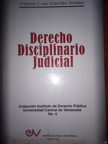 Derecho Disciplinario Judicial- Carlos Luis Carrillo Artiles