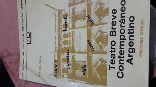 Libro Teatro Breve Contemporáneo Argentino