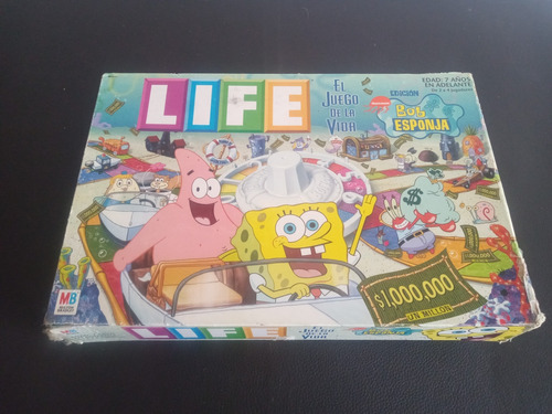 Juego De Mesa Life  Bob Esponja Incompleto Leer Descripción 