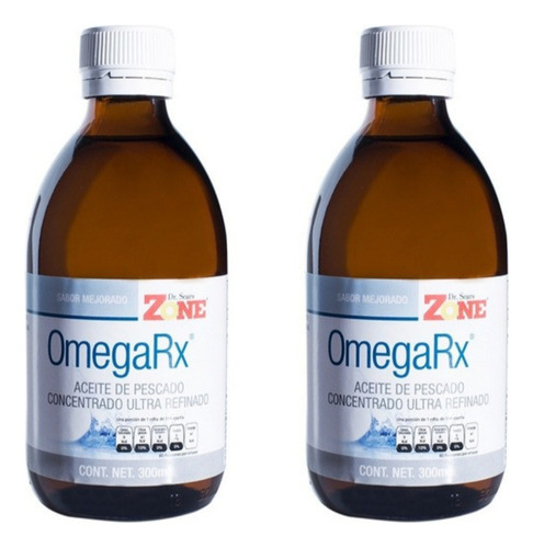 Omega 3 Rx Líquido 2 Frascos Dr Sears La Zona - Msi :)