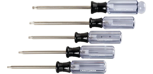 Craftsman Cmhtcft Sd Acetato - Juego Torx De 5 Piezas