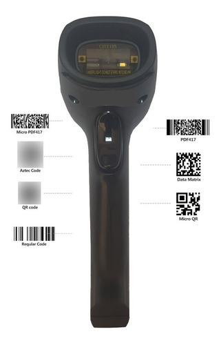 Imagen 2 de 4 de Pistola Codigo Barras Qr 2d Barcode Usb De Mano Alambrica