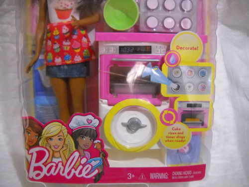 2017 Barbie Juego De Chef De Panaderia - Empaque Con Detalle