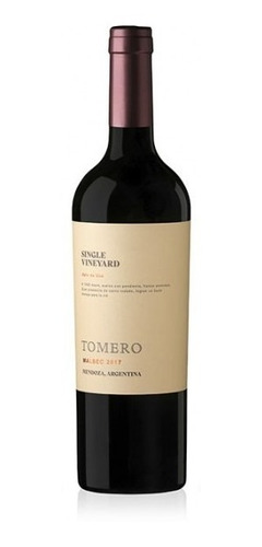 Tomero Single Vineyard Malbec 6x750ml Bodega Vistalba