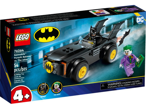 Lego® Persecución En El Batmobile: Batman Vs. The Joker Cantidad de piezas 54