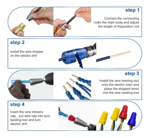 Awc Pelacables Eléctricos, Herramientas Para Torcer Cables
