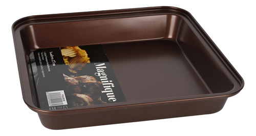 Molde De Tortas Cuadrada Antiadherente Asadera Tortera Horno Chocolate