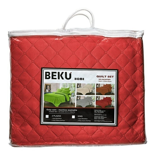 Quilt De Verano 2 Pl .antibacterial,  Microfibra Beku Home