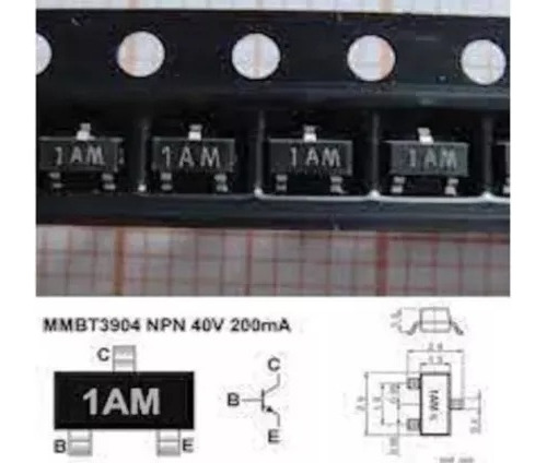 Transistor 1am Smd Para Cornetas Amplificadas Jbl Mmbt3904