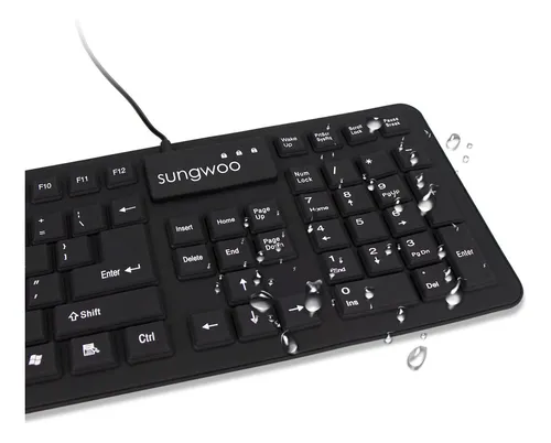 Teclado De Silicona Plegable Sungwoo Usb Wired Estándar Para