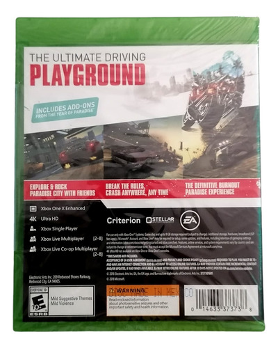 Burnout Paradise Remastered Xbox One (Reacondicionado)