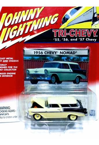 Carrito Johnny Lightning Chevy Nomad 1956 Escala 1:64