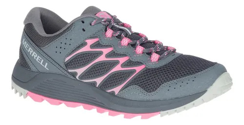 Tenis Merrell Mujer Gris Wildwood J135310 k05 Env o gratis