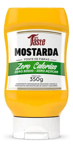 Salsa De Mostaza Zero Sodio 350 Gr Zero Kcal Mrs Taste