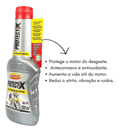 Condicionador De Metais Protect X Luxcar 200ml