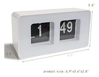 Reloj Tourking Flip Clock, Clásico, Retro, Vintage, Abatible