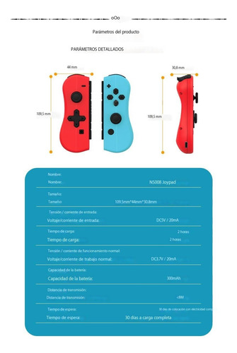 Compatible Con Switch 2 Joy-con Inalámbrico Con Giroscopio