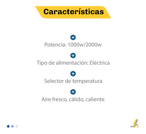 Imagen 2 de 3 de Caloventor Bestron Cal-ch105 Redondo 2 Niveles 1000w 2000w