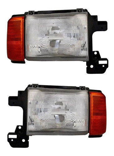 Par Faros Filo Negro F250 87 88 89 90 91 Ms