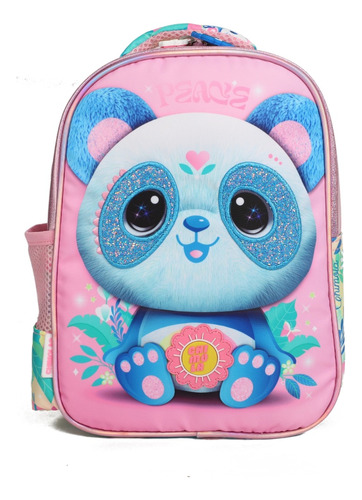 Mochila Jardin 12 Pulgadas Chimola Brillo Infantil Pandita