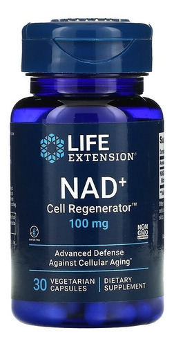 Imagen 1 de 3 de Nad+ Regenerador Celular Life Extension 100mg Vegano Imp Usa