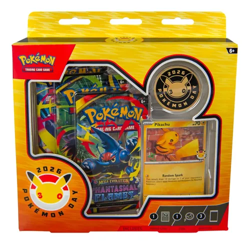 Coleção Pokémon Tcg Pokémon Day 2026 Pikachu | MercadoLivre