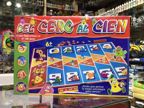 Imagen 2 de 4 de Juego De Mesa Del Cero Al Cien Implas Didáctico En La Plata